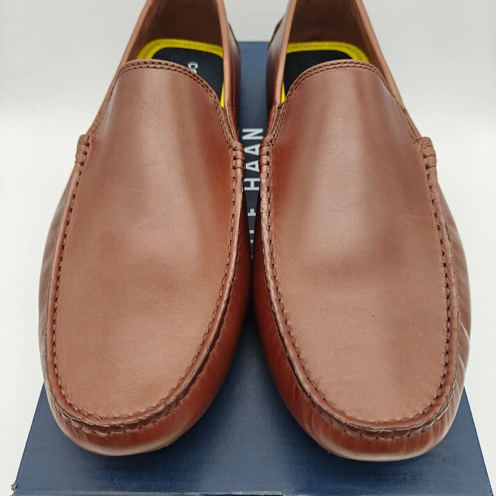 Cole Haan Grand+ Venetian Driving Loafers Mens 11.5 M Woodbury Gum C38825